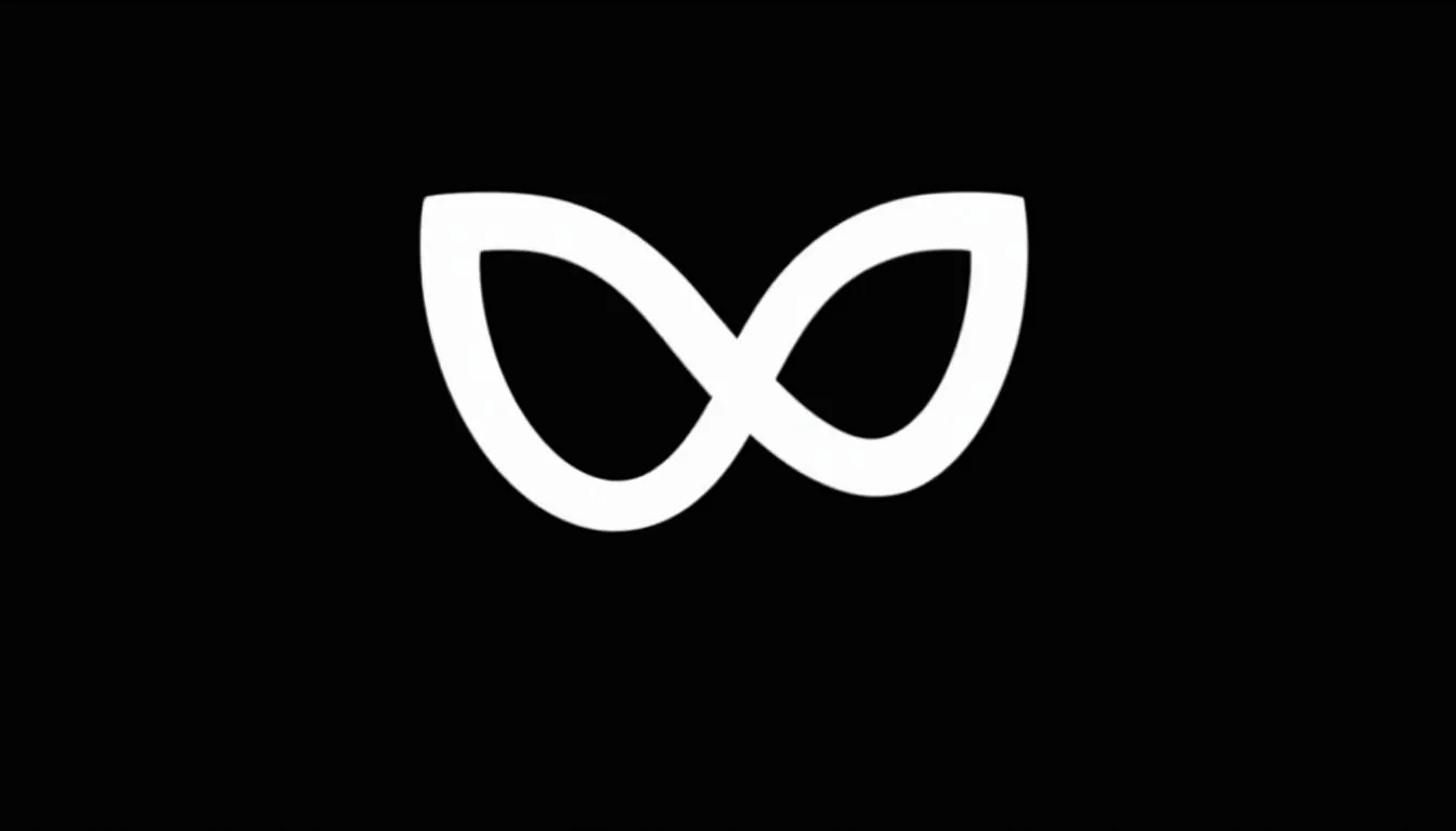 An example of a minimalist logo utilizing negative space creatively.
