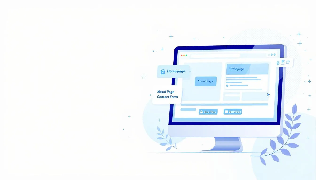 An illustration depicting the concept of Google Sites SEO.