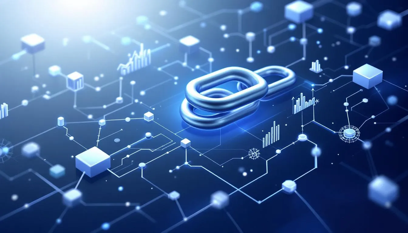 An illustration depicting the concept of building high-quality backlinks for SEO.