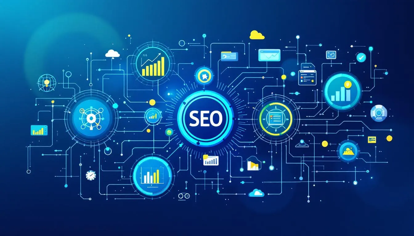 A flowchart illustrating the process of monitoring and adapting SEO strategies based on performance metrics.