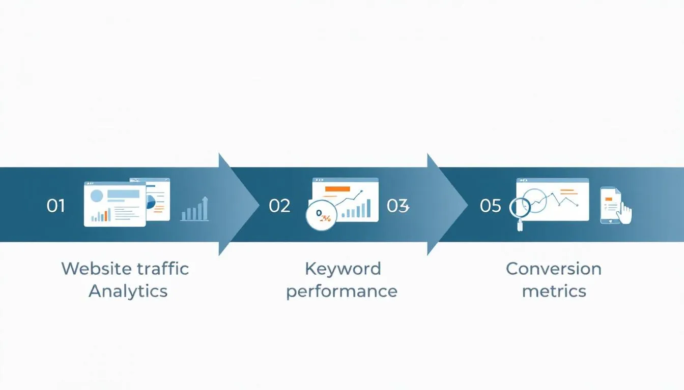 An infographic detailing the utilization of Google Analytics for SEO.