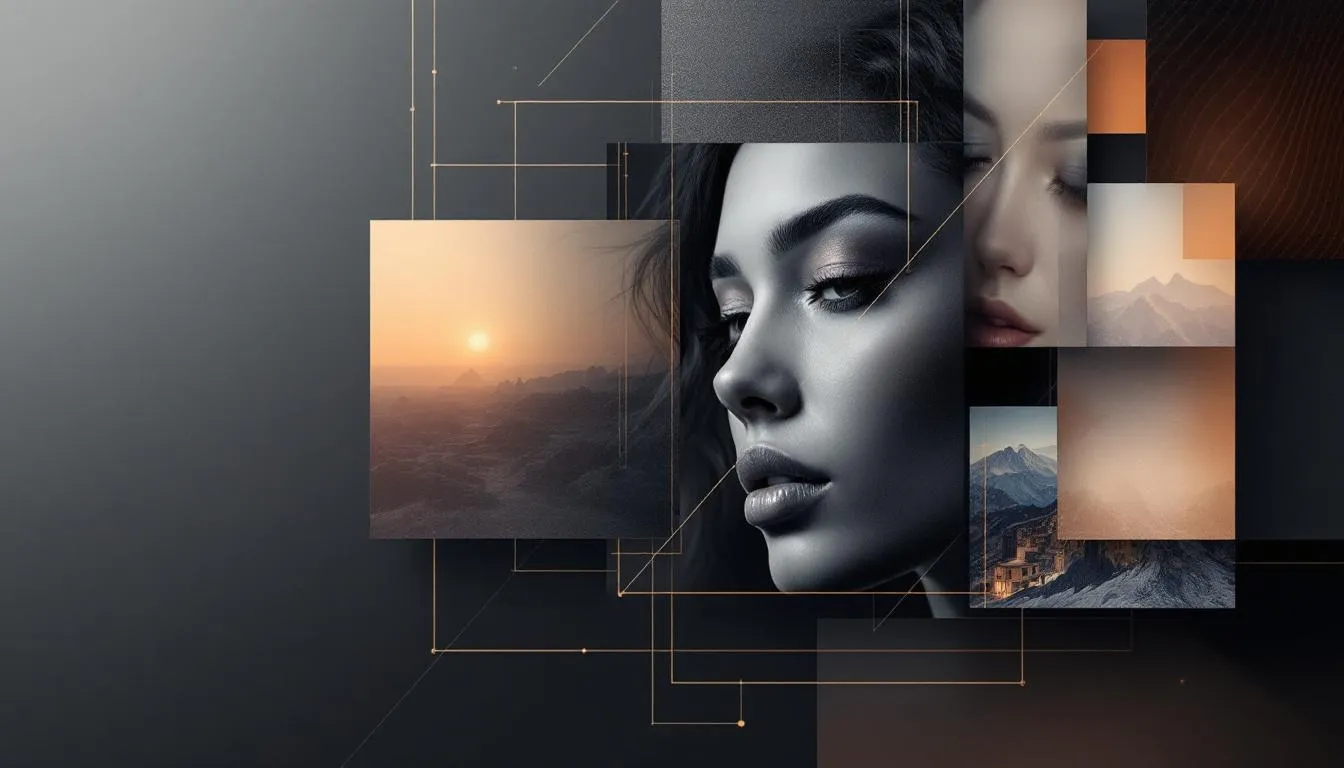 Creating stunning photo collages using multiple images.