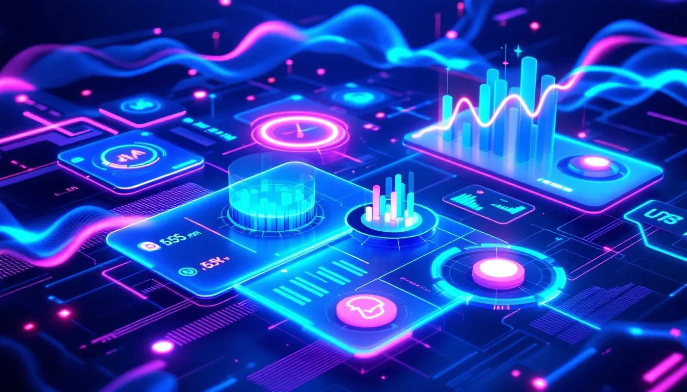 An integrated payment dashboard displaying transaction analytics.