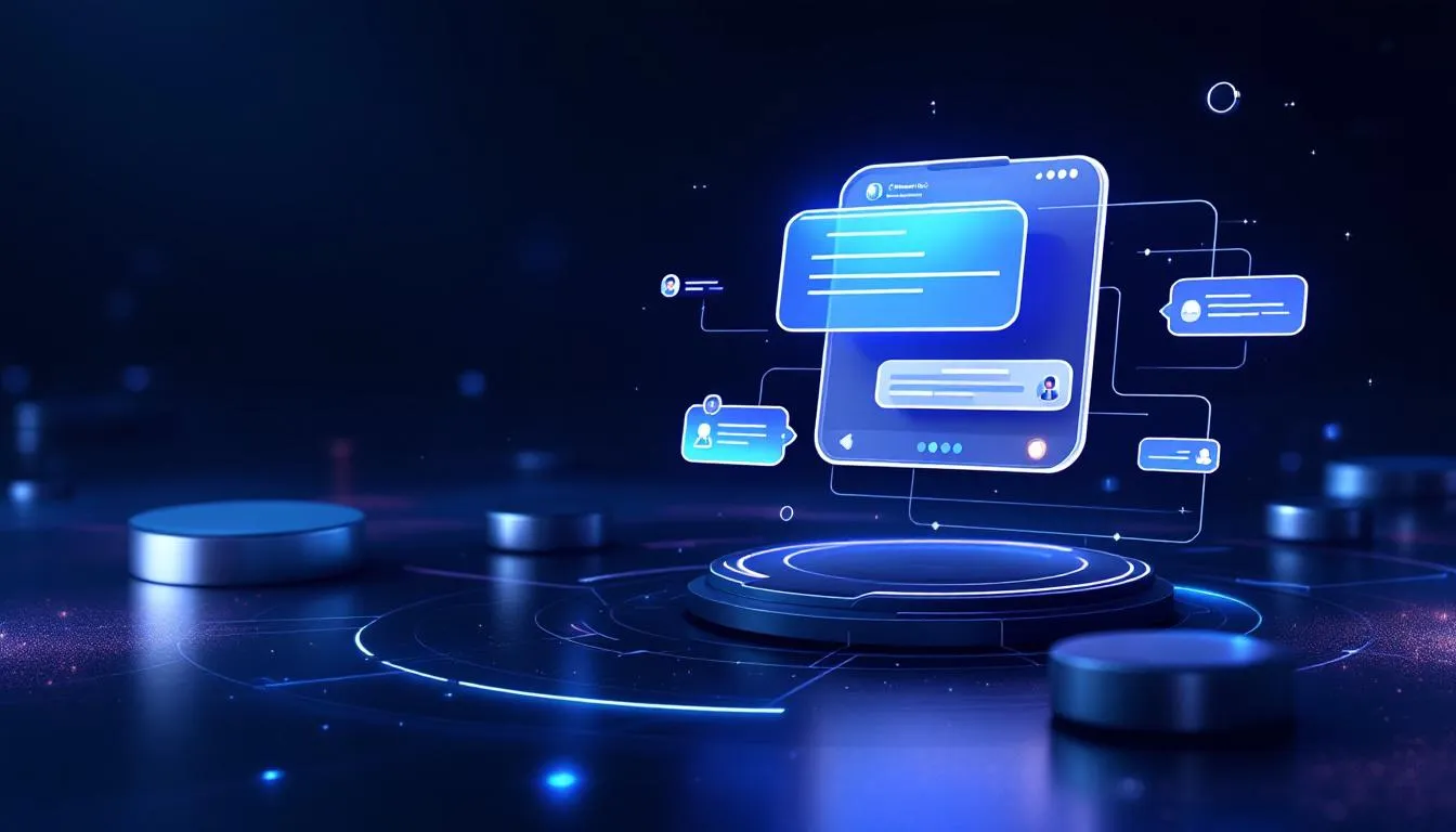 A customizable chatbot interface representing GoodSolutions.tech's tailored solutions.