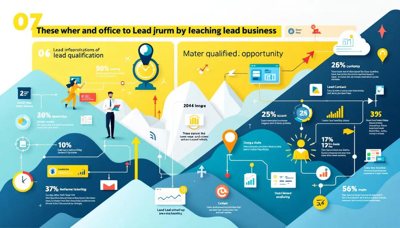 A visual representation of the importance of lead qualification for business success.