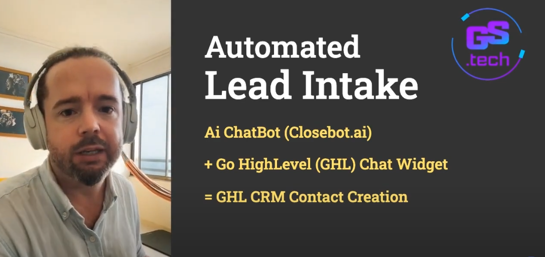 Featured Image of the GoodSolutions.tech blog post video demonstrating our automated lead intake process