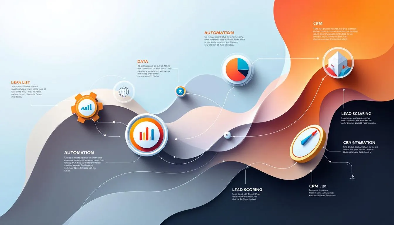 A visual representation of Ai tools used in lead list management.