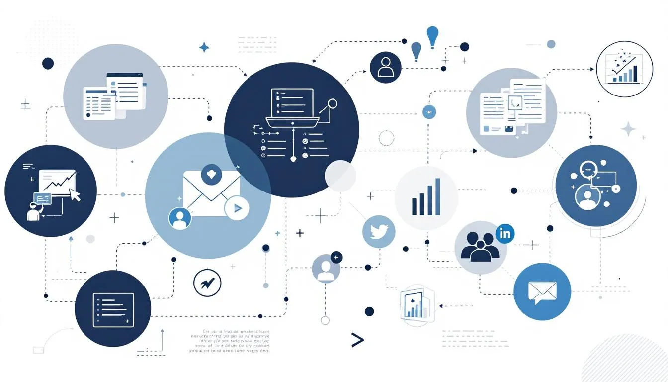 A graphic showcasing the benefits of integrating inbound marketing with marketing automation.