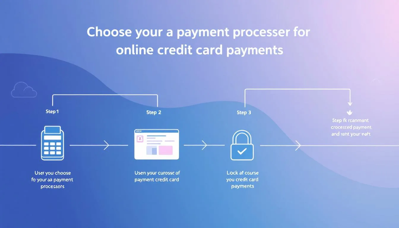 Choosing the right payment processor for accepting credit card payments online.