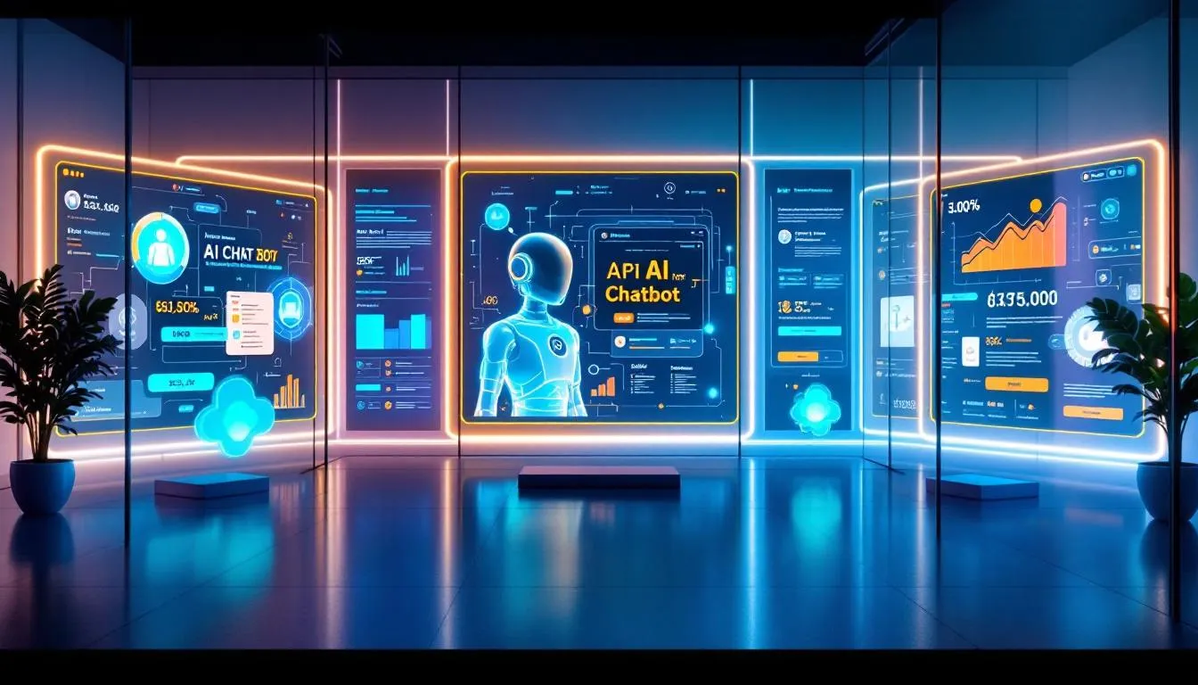 A selection of various AI chatbot agencies showcasing their services and solutions.