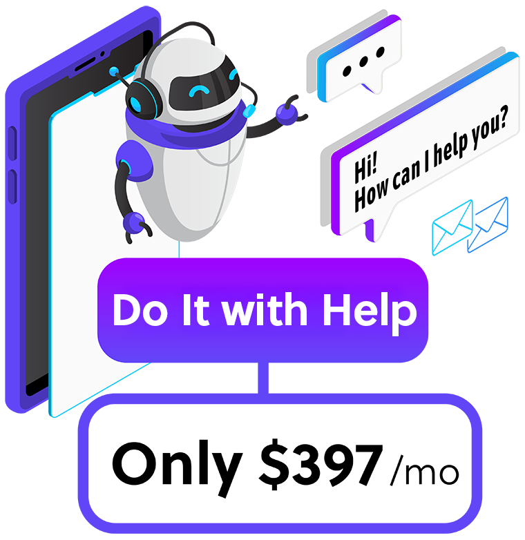 Good-Tech-Automation-Integration-CRM-Solutions-Ai-Agents-Product-Page-Do-It-with-Help-Plan-Image